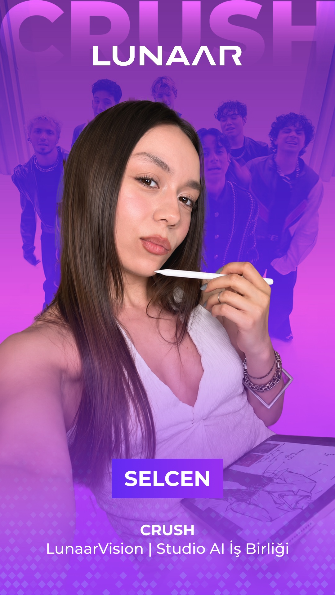 Selcen — CRUSH · Studio AI İş Birliği