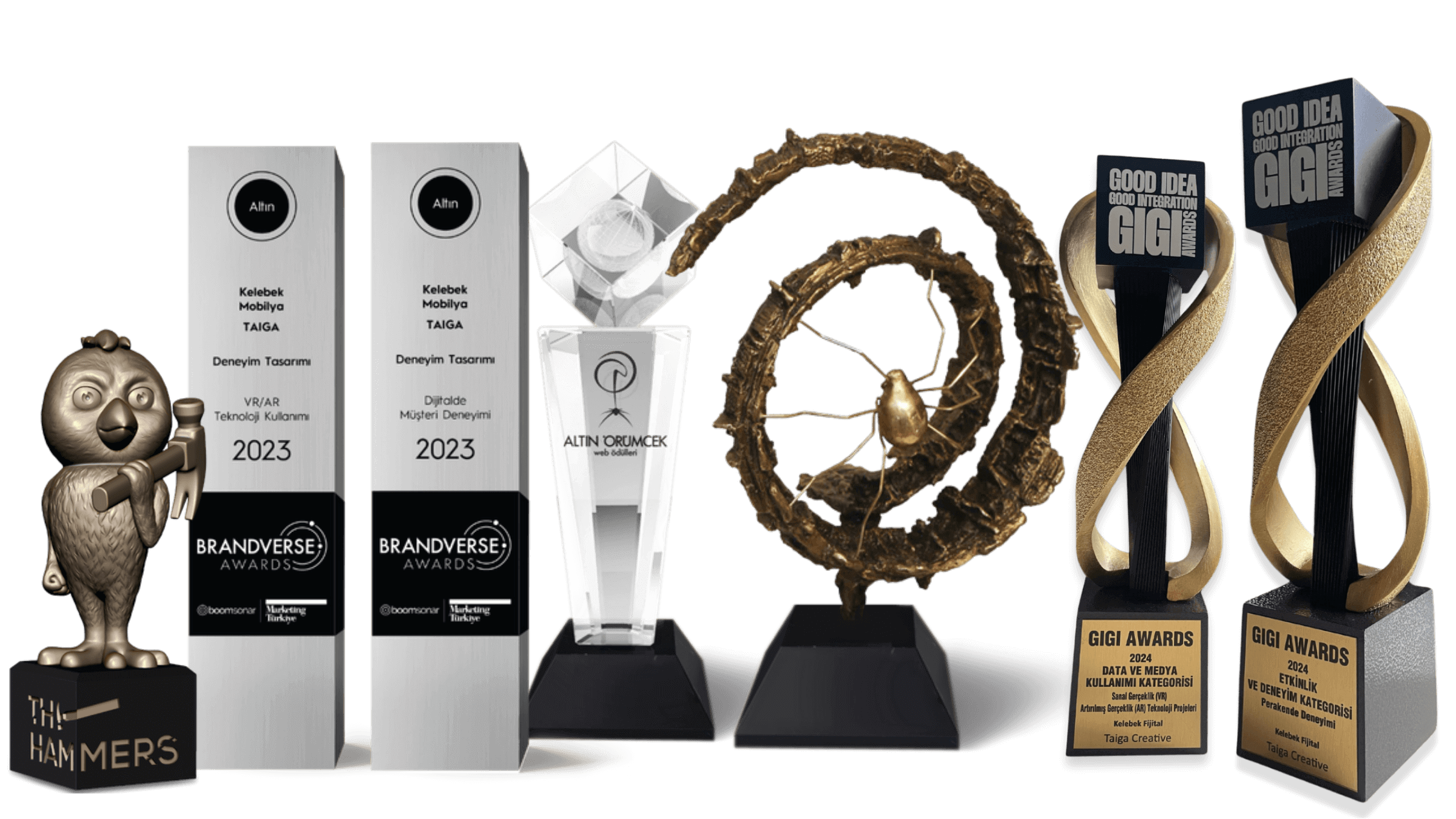 Lunaar Vision Awards - Hammers Startup Cup, Brandverse, Spider Awards and Gi Gi Gişe 2025 Award Collection