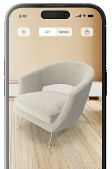3D model AR experience on phone